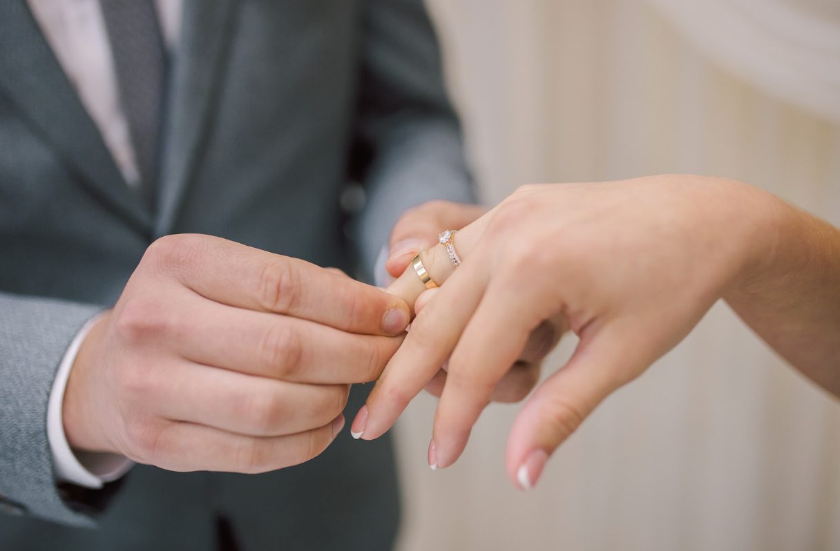 Which Finger Should I Wear My Wedding Ring And Engagement Ring On? -  Lending Bee